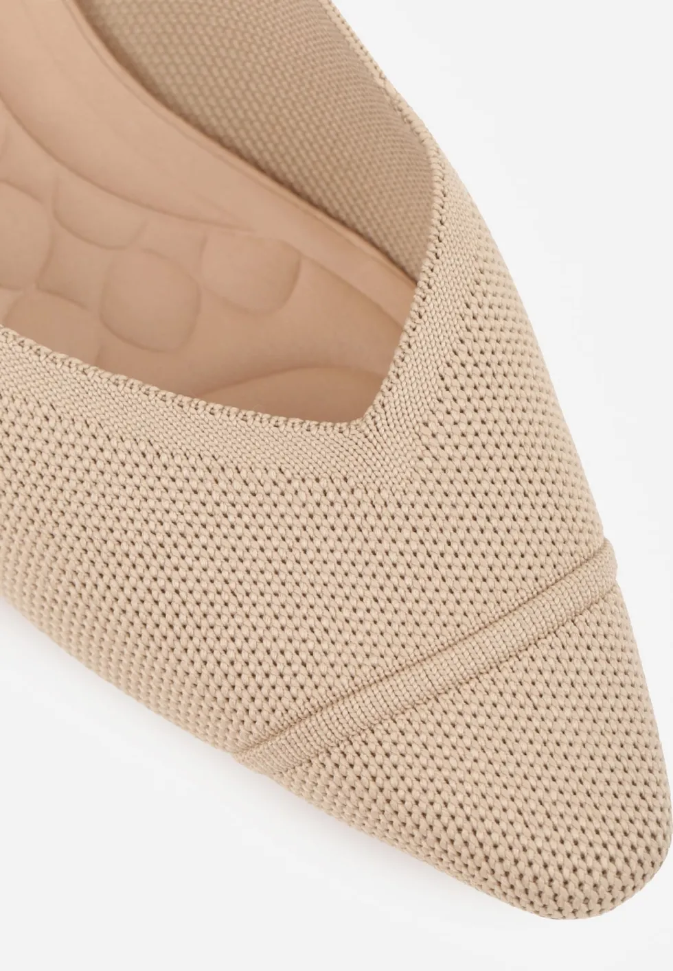 Ciemnobeżowe Czółenka VICES Soft Fit Slingback na Lakierowanym Słupku z Elastyczną Cholewką Comfort Coromenis