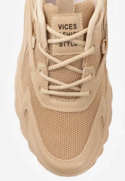 Ciemnobeżowe Sneakersy Dorameia