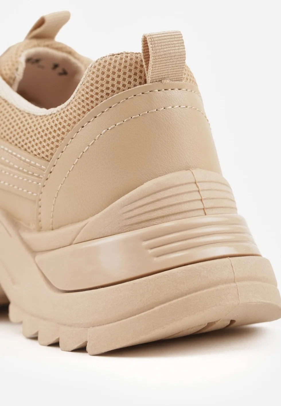 Ciemnobeżowe Sneakersy Dorameia