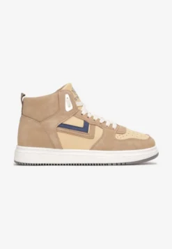 Ciemnobeżowe Sneakersy Maeramia