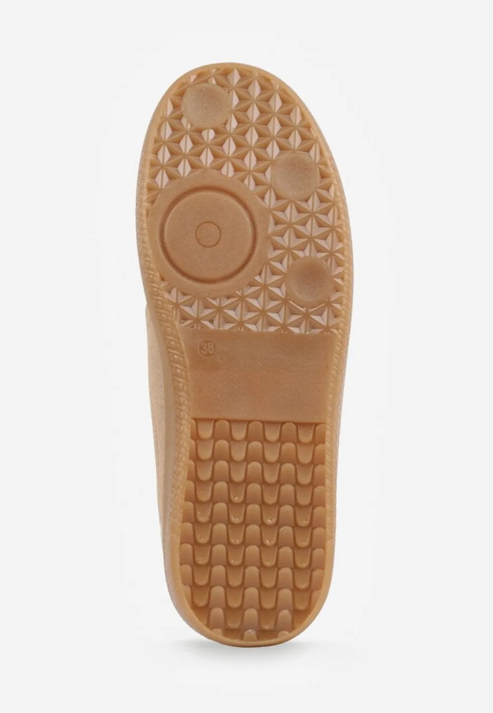 Ciemnobeżowe Sneakersy z Ozdobnymi Przeszyciami przed Kostkę Redala