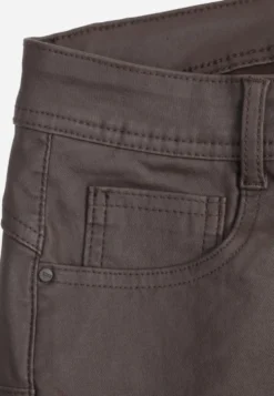 Ciemnobrązowe Spodnie Skinny Push Up Zilli