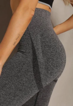 Ciemnoszare Legginsy Podkreślające Pośladki Push-Up Invia