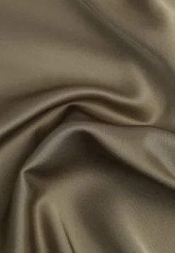 Ciemnozielona Satynowa Spódnica Maxi High Waist Formia