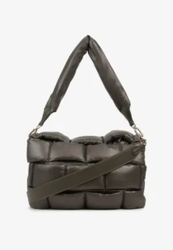 Ciemnozielona Torebka na Ramię Typu Puffer Bag Norriva