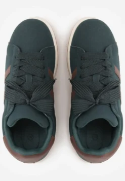 Ciemnozielone Sneakersy Ozdobione Paskami Dolirenna