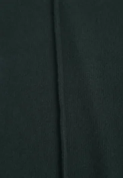 Ciemnozielony Sweter Golf z Ozdobnym Przeszyciem Dayshawn