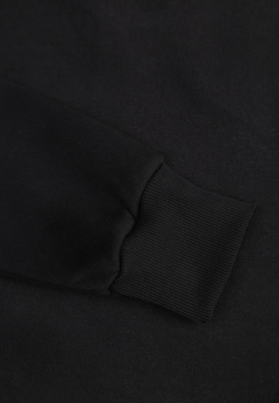 Czarna Bluza Basic Ocieplana Polarem Kaianna