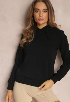 Czarna Bluza z Kapturem Medo