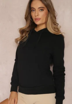 Czarna Bluza z Kapturem Medo