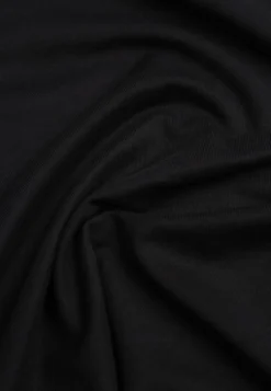 Czarna Bluzka Top Bez Rękawów ze Stójką Nedire