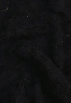 Czarna Bluzka z Koronki ze Stójką Brinewe