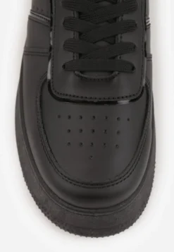 Czarne Casualowe Sneakersy Vices na Niskiej Platformie Torila