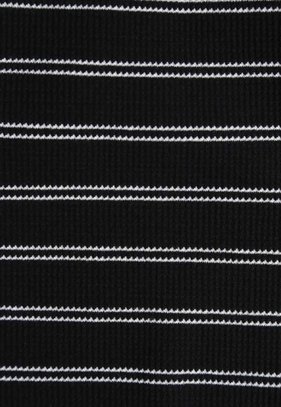 Czarne Casualowe Szorty High Waist w Prążki z Bawełnianej Tkaniny Lennliss