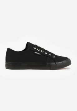 Czarne Casualowe Trampki w Stylu Basic Tulipmeadow