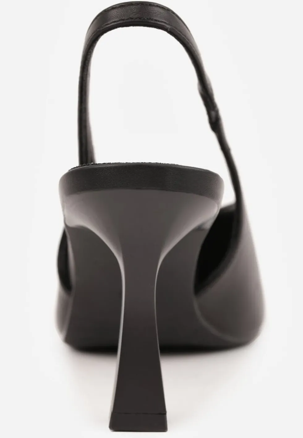 Czarne Czółenka Sandały Vices na Szpilce Slingback Kolliva