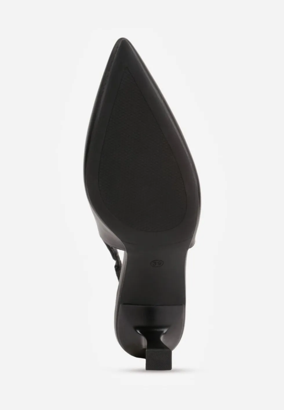 Czarne Czółenka Sandały Vices na Szpilce Slingback Kolliva