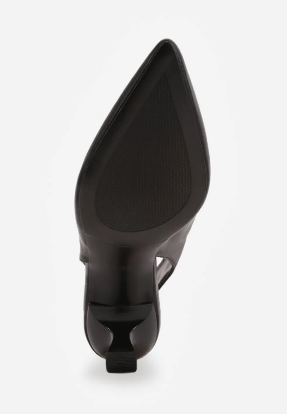 Czarne Czółenka Sandały Vices na Kaczuszce Typu Slingback Liluriela