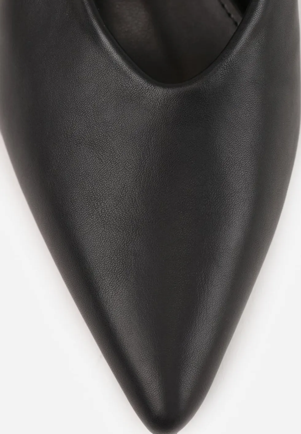Czarne Czółenka Sandały Vices na Kaczuszce Typu Slingback Liluriela