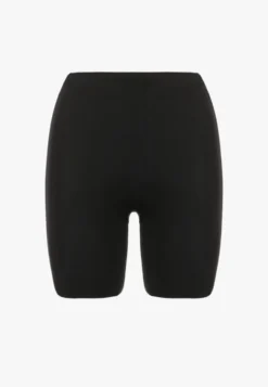 Czarne Elastyczne Szorty Biker Modelujące High Waist Swierisa
