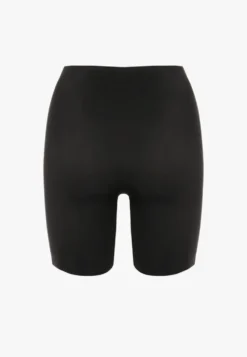 Czarne Elastyczne Szorty Biker Modelujące High Waist Swierisa