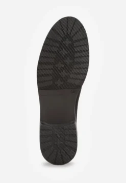 Czarne Eleganckie Mokasyny w Stylu Loafersów Wiallara
