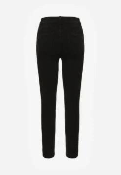 Czarne Jeansy o Fasonie Skinny Push Up Vosea