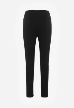 Czarne Legginsy High Waist z Elastycznego Materiału Azelia
