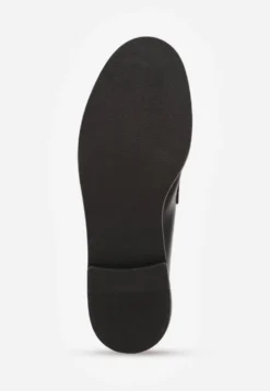 Czarne Minimalistyczne Mokasyny VICES w Klasycznym Stylu Mielessa