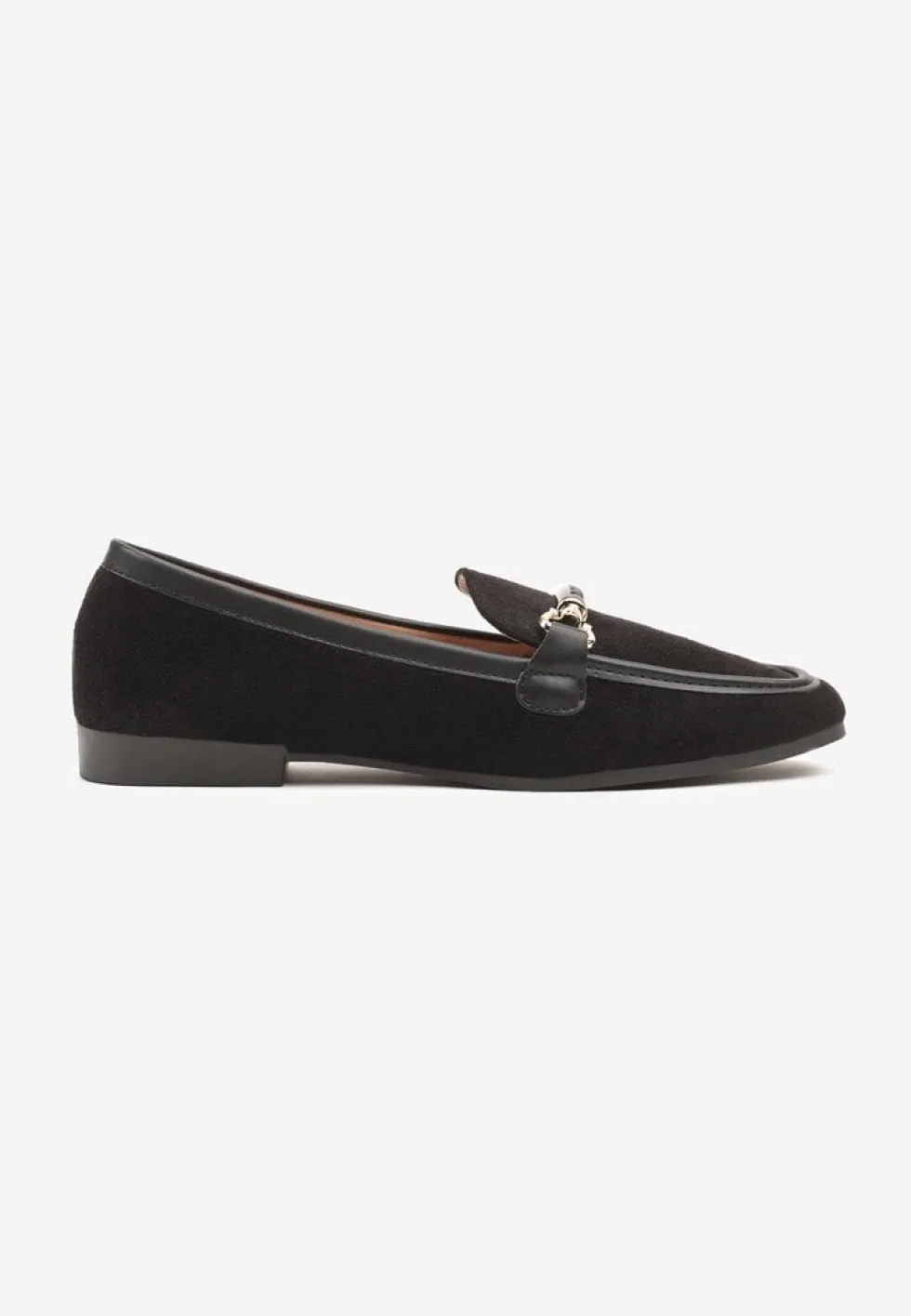 Czarne Mokasyny w Stylu Klasycznych Loafersów Effena