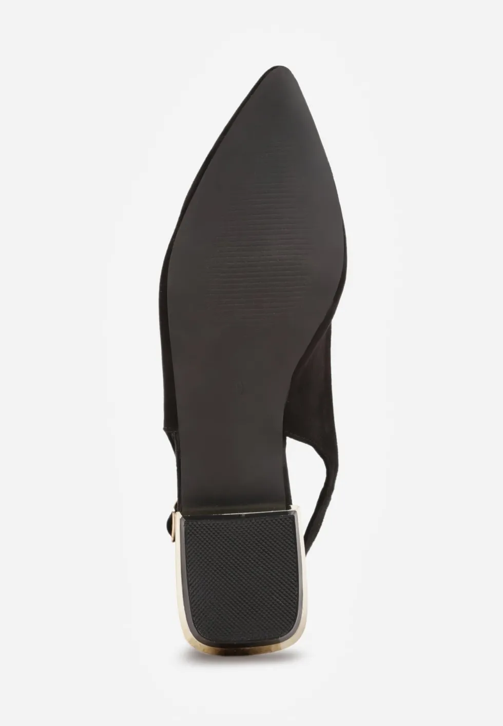 Czarne Sandały Slingback Vices z Wkładką ze Skóry Naturalnej Galeresa