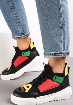 Czarne Sneakersy Agathime