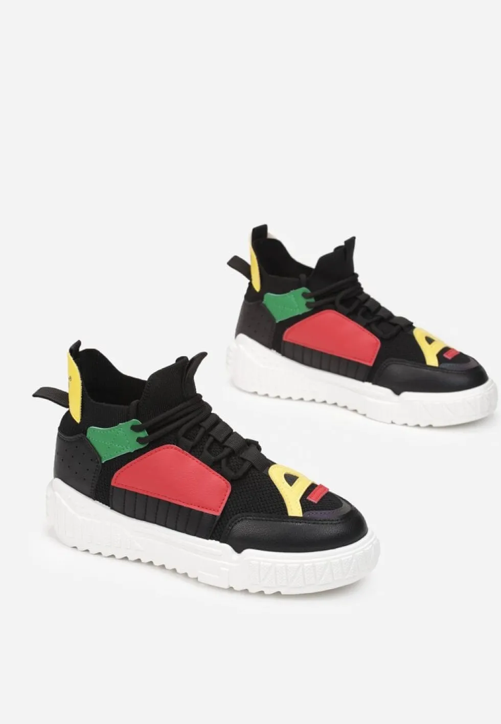 Czarne Sneakersy Agathime