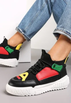 Czarne Sneakersy Agathime
