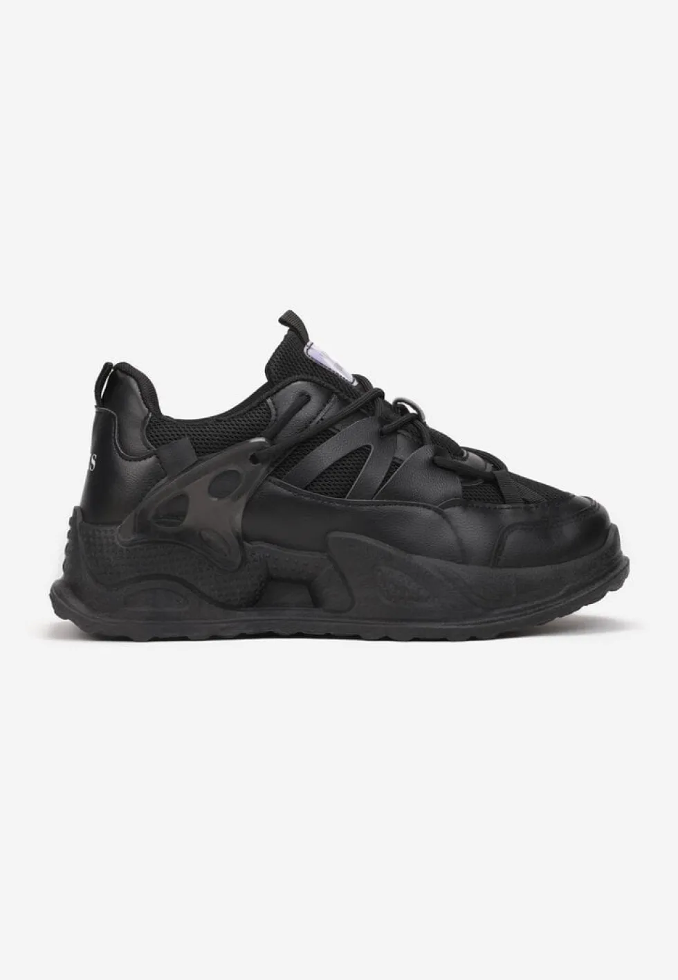 Czarne Sneakersy Atel