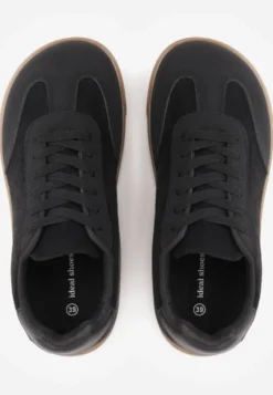 Czarne Sneakersy Barefoot w Stylu Tenisówek Hurla