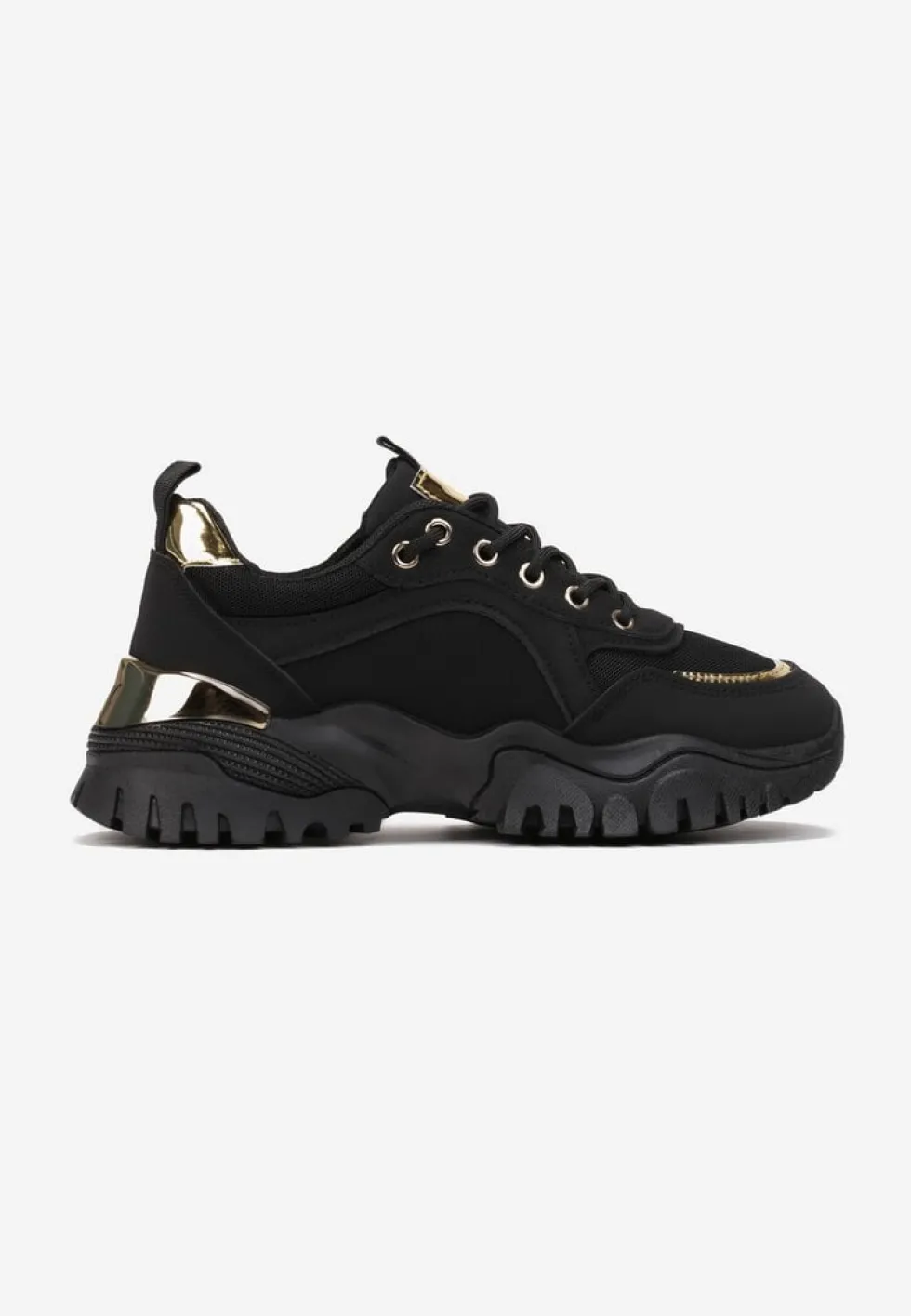 Czarne Sneakersy Myramia