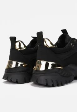 Czarne Sneakersy Myramia