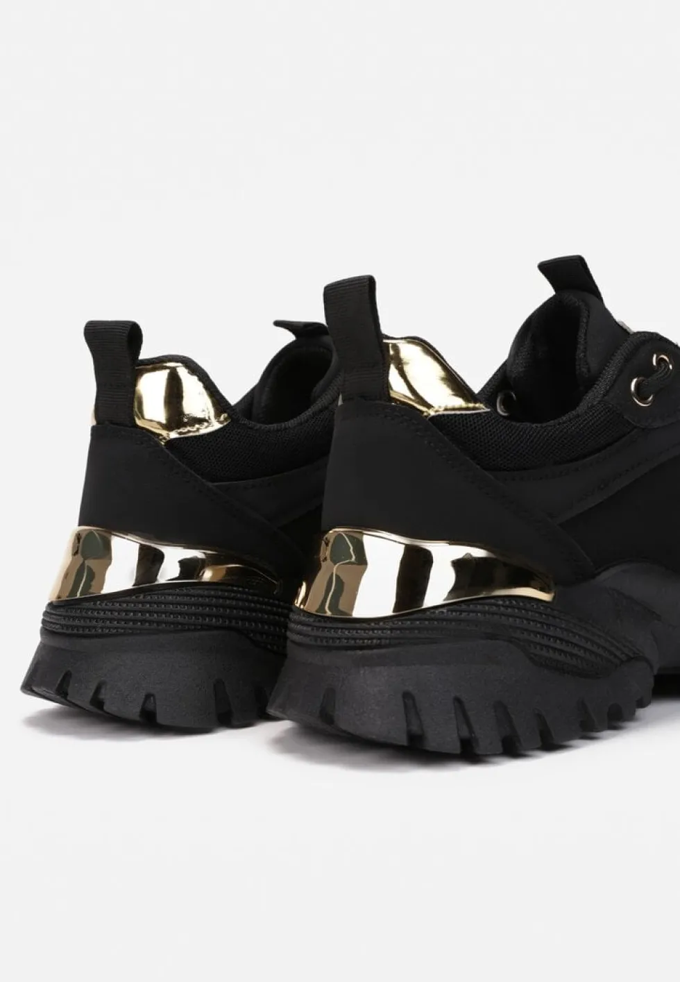 Czarne Sneakersy Myramia