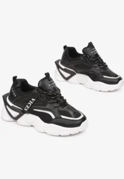 Czarne Sneakersy Naerime
