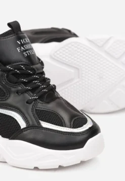 Czarne Sneakersy Naerime