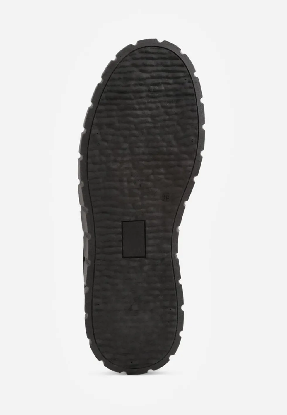 Czarne Sneakersy Vices na Platformie z Ozdobą i Napisem Leawen