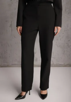 Czarne Spodnie Garniturowe VICES Straight Leg High Waist Ariesysh