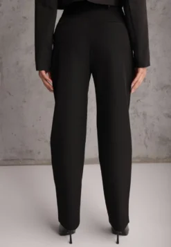 Czarne Spodnie Garniturowe VICES Straight Leg High Waist Ariesysh