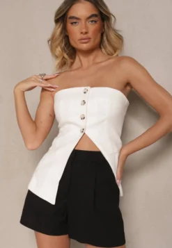 Czarne Szorty z Bawełną High Waist w Klasycznym Stylu Sefore