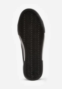 Czarne Trampki VICES z Napisem Rioselle