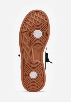 Czarno-Białe Sneakersy Basic z Paskami na Boku Adila