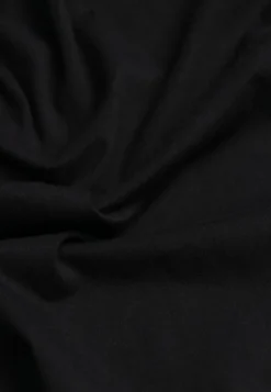 Czarny Bawełniany T-shirt o Kroju Oversize Neduna