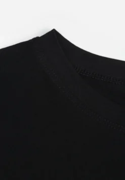 Czarny Casualowy Bawełniany T-shirt Rivali