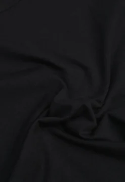 Czarny Casualowy T-shirt z Bawełny Zeiasha